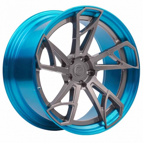 ZP.FORGED 14 Deep Concave | Gunmetal / Atlantis Blue Lip ZP.FORGED 14 Deep Concave | Gunmetal / Atlantis Blue Lip